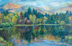 山色湖光