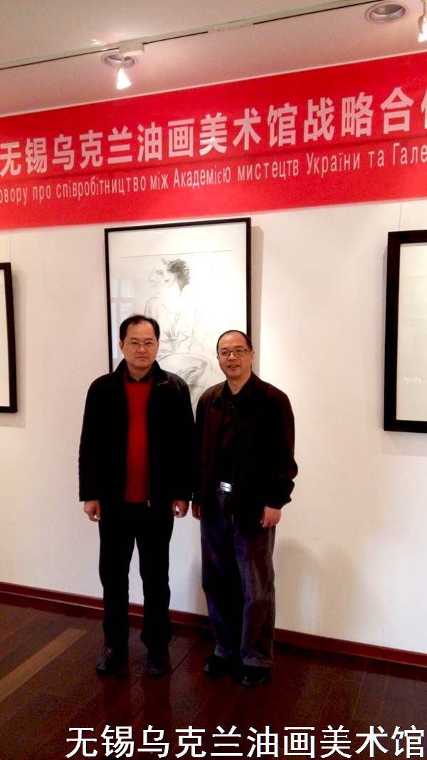 无锡市委宣传部副部长杨福良亲临无锡乌克兰油画美术馆