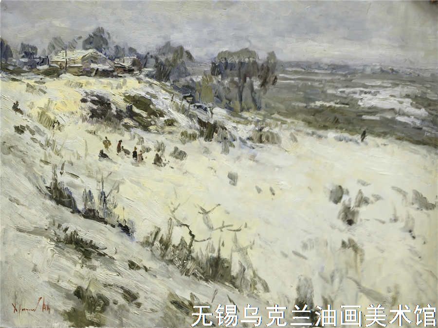 滑雪中的孩子们